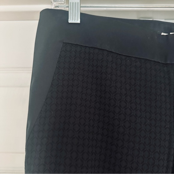 🪅Banana Republic Jacquard Ankle Pants. Black. Size 6.  Style 723154 - Picture 4 of 14